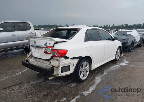 2013 Toyota Corolla S/Le из США, поврежденный, VIN 5YFBU4EE0DP118909